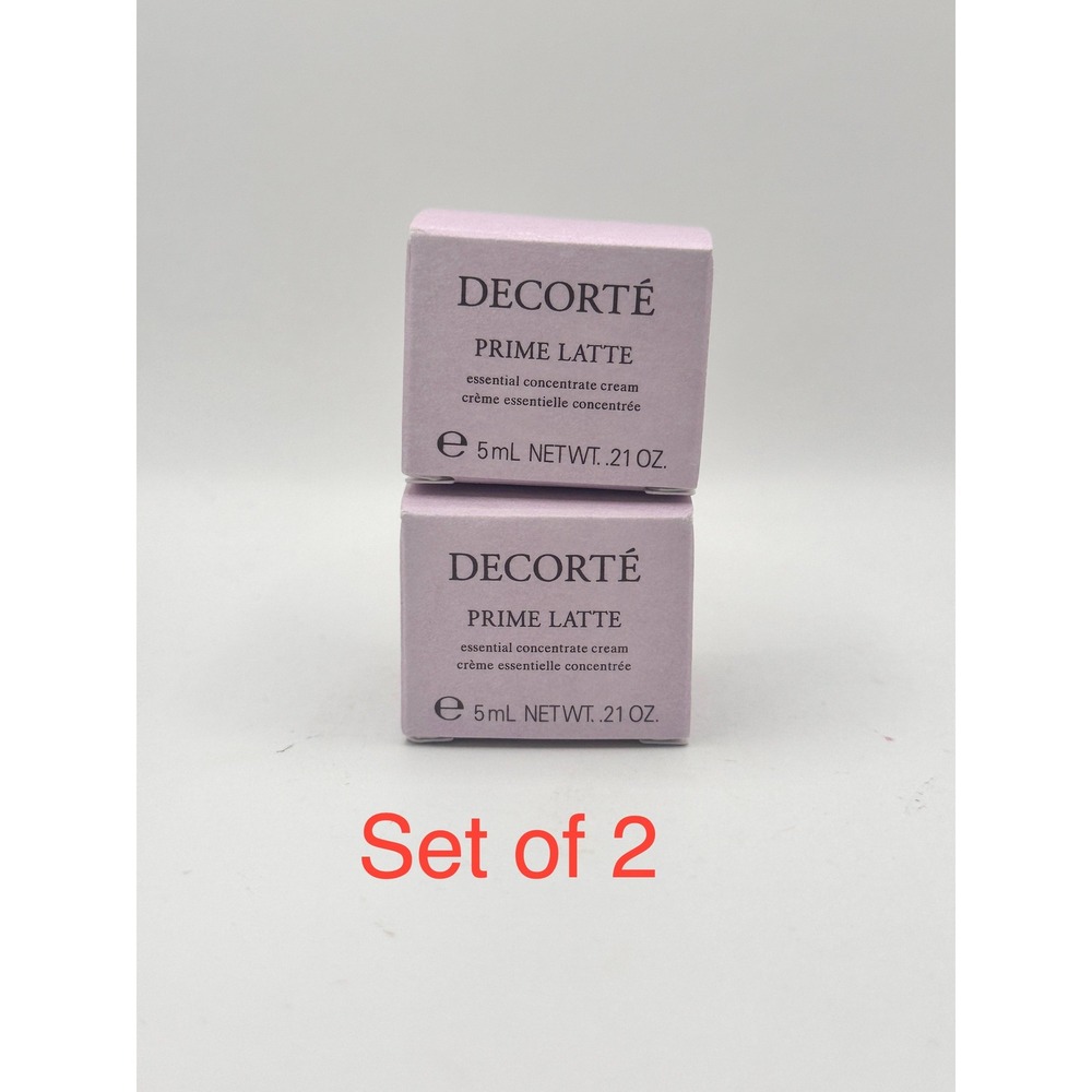 2 Decorté Prime Latte Essential Concentrate Cream NEW